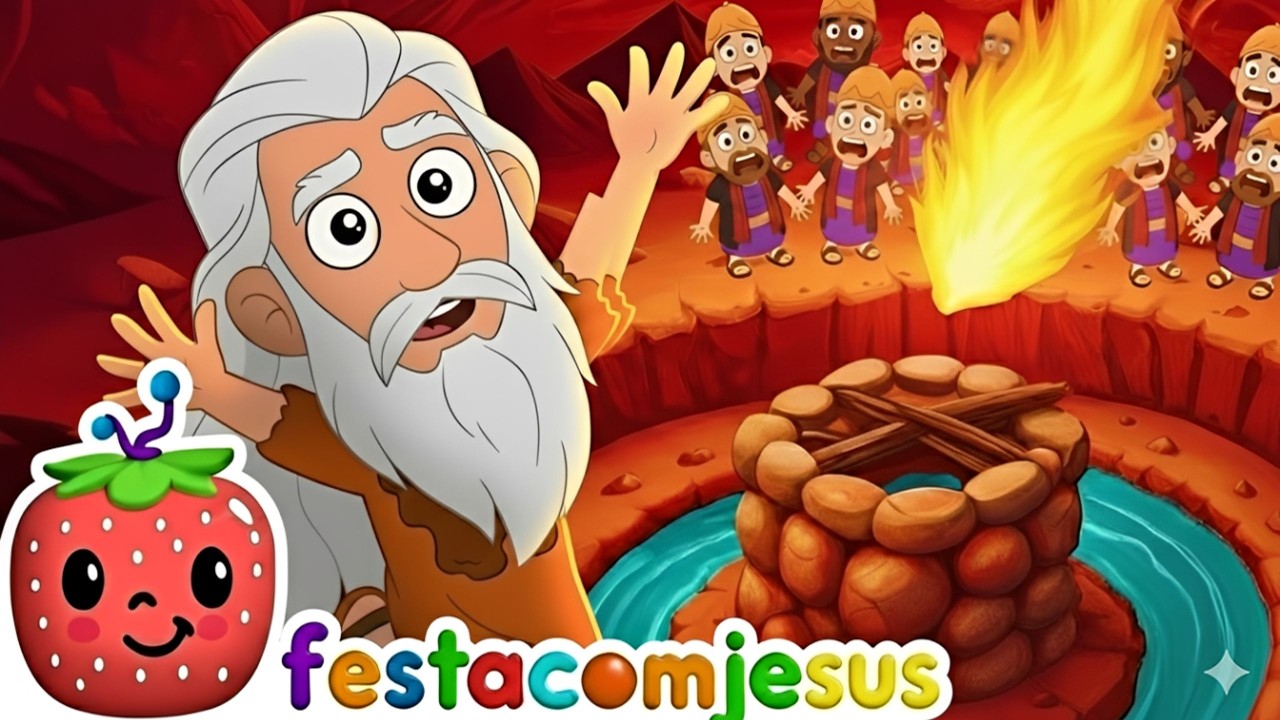 O Fogo Caiu ! Elias e os Profetas de Baal ( Musical Bíblico Infantil )