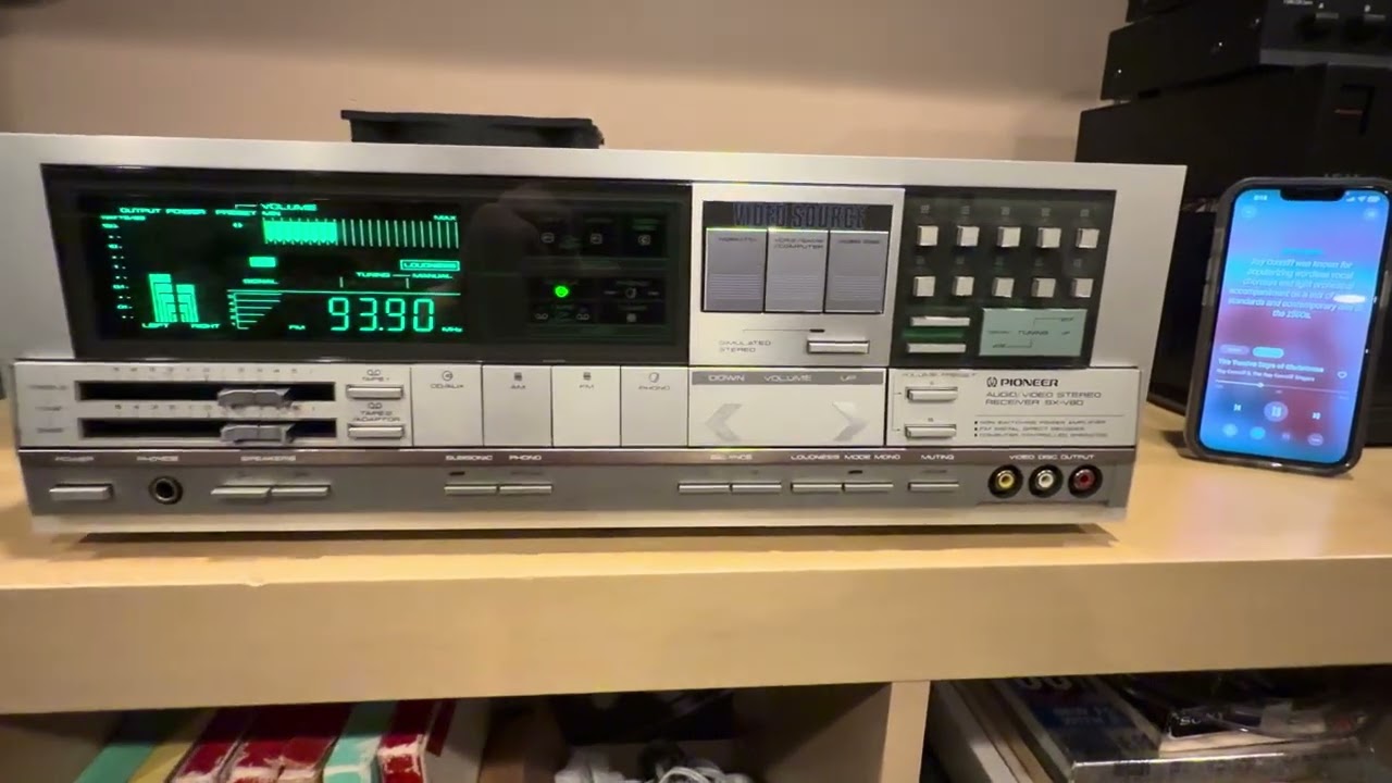 Pioneer SX-V80 80WPC Receiver from 1984 - YouTube