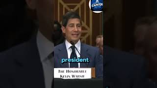 KENNEDY QUESTIONS FED CHAIR NOMINEE KEVIN ON TRUMP’S INTEREST RATE DEMANDS#shorts#