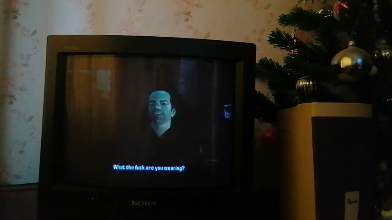 Nostalgia: JD Mission 'Bon Voyer!' GTA Liberty City Stories on Sony PS2 Original Hardware + CRT TV