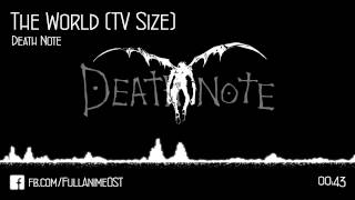 Death Note OST #29 - The World (TV Size)