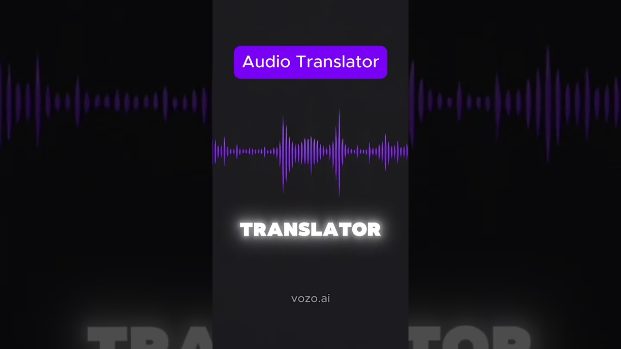 🚀 Vozo Audio Translator is here — translate audio into 110+ languages instantly. (link in bio)