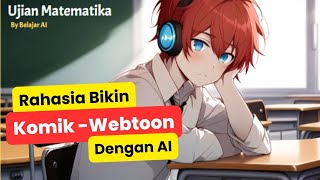 🔴 Ini Rahasianya!! Cara bikin Komik Webtoon dengan AI || Belajar AI untuk pemula