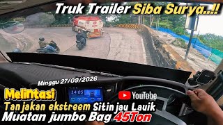 Perjalanan Padang -Palembang❗️Part 1-Bermuatan jumbo Bag 45Ton
