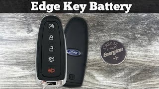 How To Replace Ford Edge Key Fob Battery 2011 - 2015 Change Replacement Edge Remote Fob Batteries