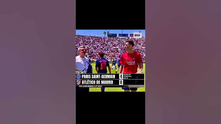 Paris Saint-Germain vs Atlético Madrid! 4-0