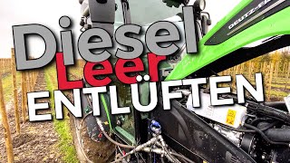 Obsthof Raddatz - Deutz-Fahr TTV 5115 GF I Diesel ausgegangen I So entlüftet man die Dieselleitungen