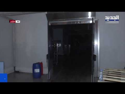 مراسلة الجديد تنقل الصورة من مكان الحريق في أنفه