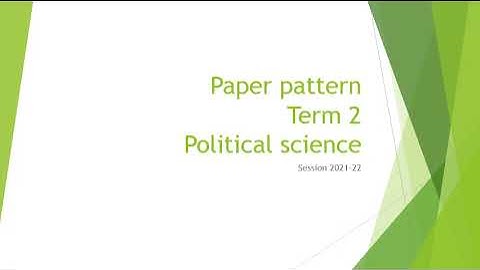 CBSE political science Syllabus of class XI  #Term 2 #session 2021-22 # CBSE