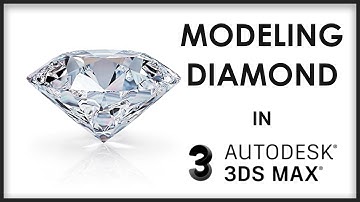 Tutorial | Diamond Modeling in 3Ds Max | For Beginners.