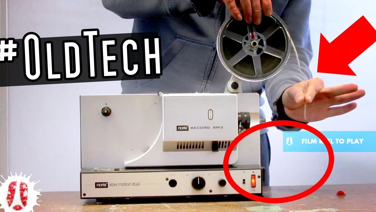 HOW TO Set-Up, Load a Film and Use An Old Vintage Film Projector #cinema  #tech #Super8 