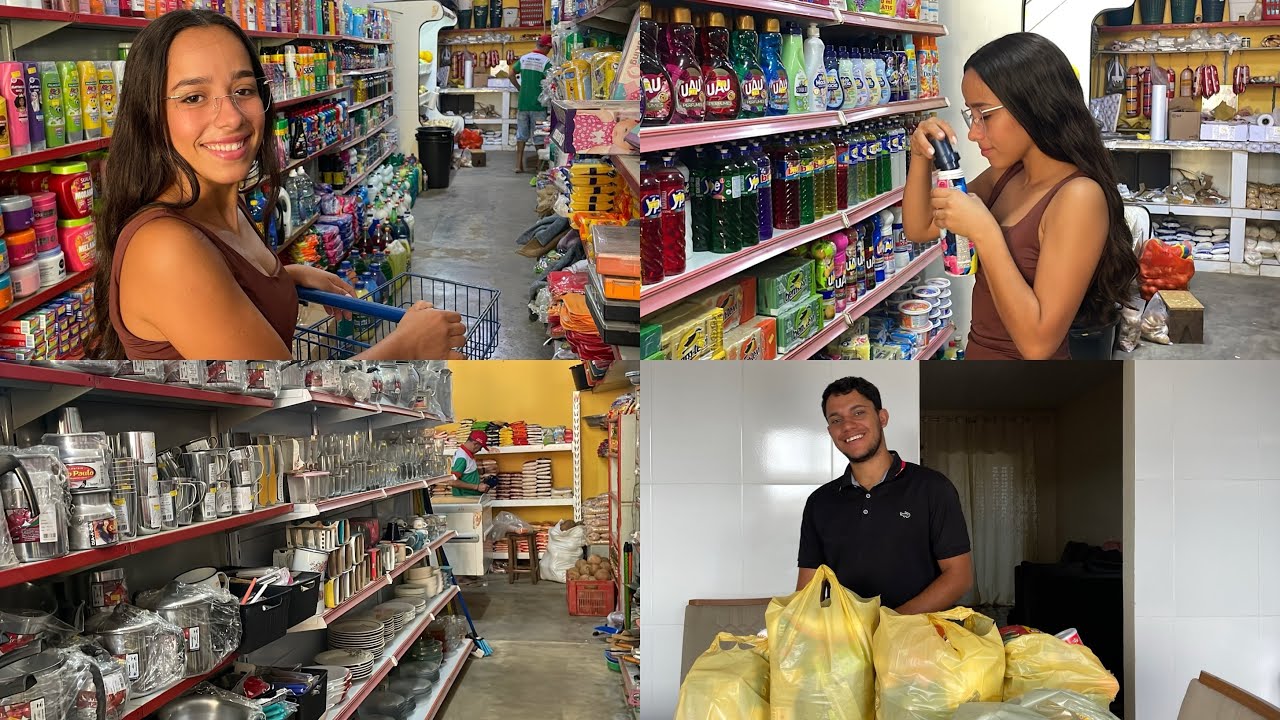 PRIMEIRA VEZ QUE FIZEMOS COMPRAS NESSE MERCADO + VEJAM COMO FOI + OLHA A QUANTIDADE QUE COMPRAMOS !