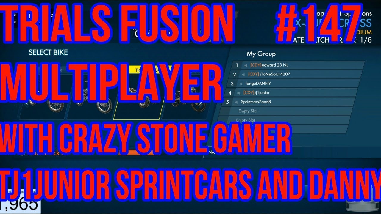 let's play TRIALS FUSION MULTIPLAYER 