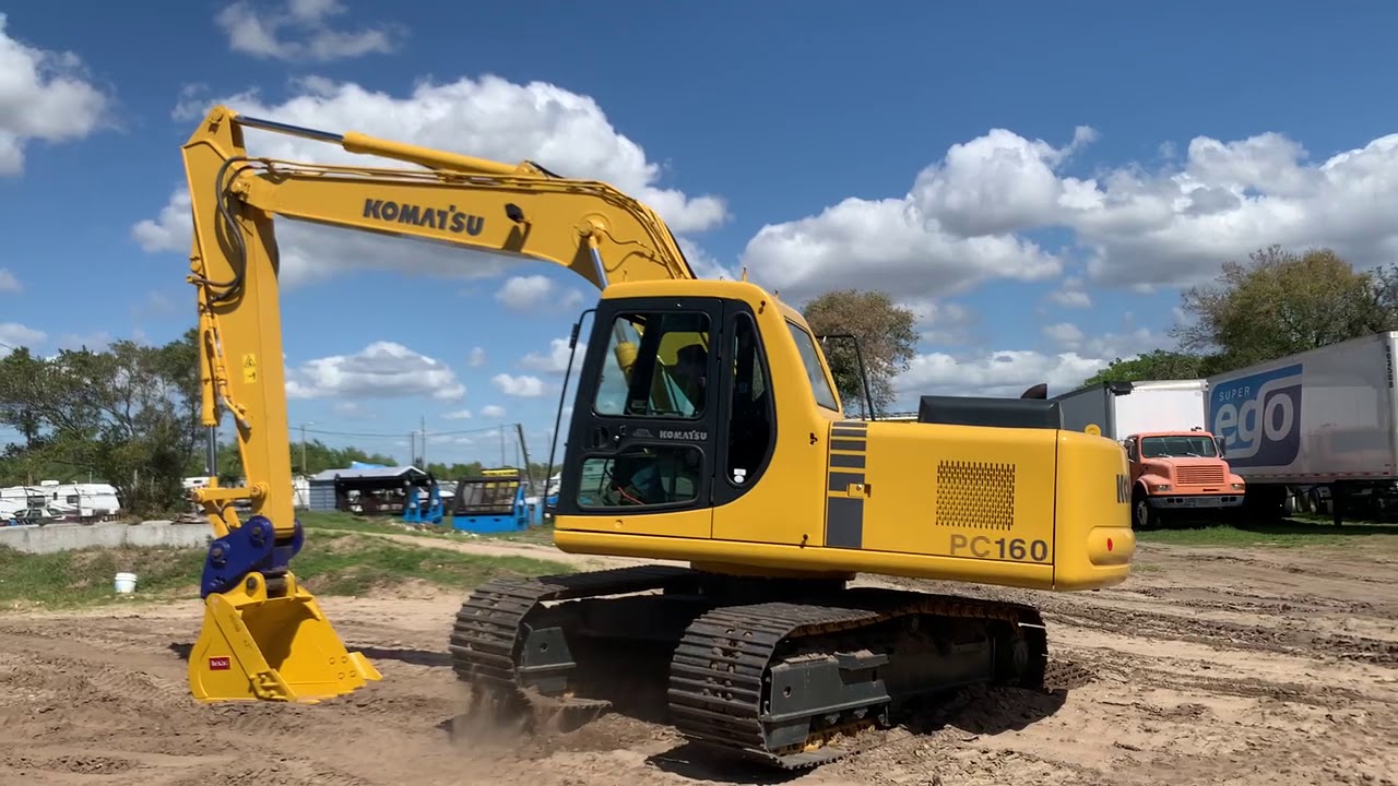 Komatsu PC160-6 - YouTube