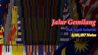 Download lagu (RERENDERED) [BLACK MIDI] Jalur Gemilang | Pak Ngah Suhaimi | 3,181,957 Notes
