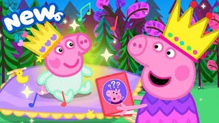 Peppa And George Help Mummy Pig With Evies Bedtime And Tell Her A Special Bedtime Story To Help