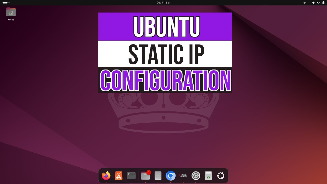 Static IP Configuration in Ubuntu 24.04 - YouTube