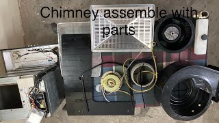 Chimney assemble with parts