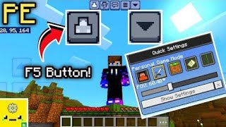 Best F5 Button Mod For Minecraft PE 