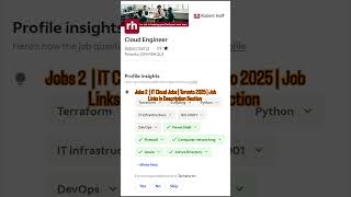 1,2,3 Jobs | IT Cloud Jobs | Toronto 2025 | Job Links in Description Section