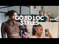 MY TOP 3 GO TO LOC STYLES SUPER EASY| RahKneeShuh