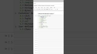 Details 2.60 What are the data types in Python  #pythontricks #coding Guide