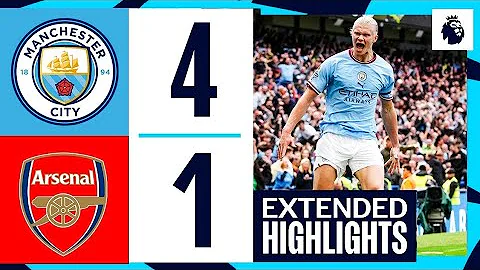 HIGHLIGHT : Man City 4-1 Arsenal: Cityzens are only 2 points from top, De Bruyne hits twice
