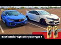 How to replace halogens with lasfit L-T10s on a Civic Type R