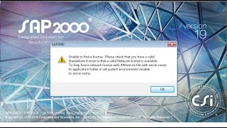 حل مشكلة عدم فتح برنامج SAP2000 حتي بعد تفعيله لاي اصدار بدون برامج