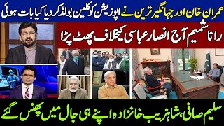 Imran Khan & Jahangir Tareen Clean Bold Opposition|Rana Shamim Vs Ansar Abassi|Saleem SAfi.Jahanzib