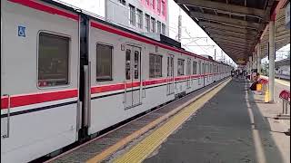 KRL Commuter Line 東京メトロ6000系 6030F Depok駅入線