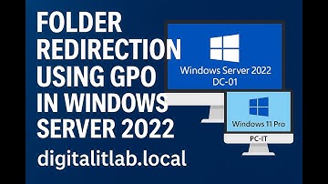 Folder Redirection in Windows Server 2022 | GPO Advanced Settings | Beginner to Pro Tutorial