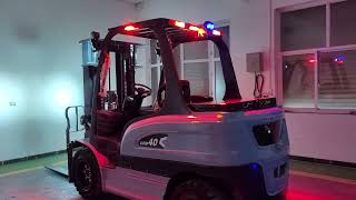 Powerful Efficiency Tlera 4 Ton Electric Forklift Demonstration