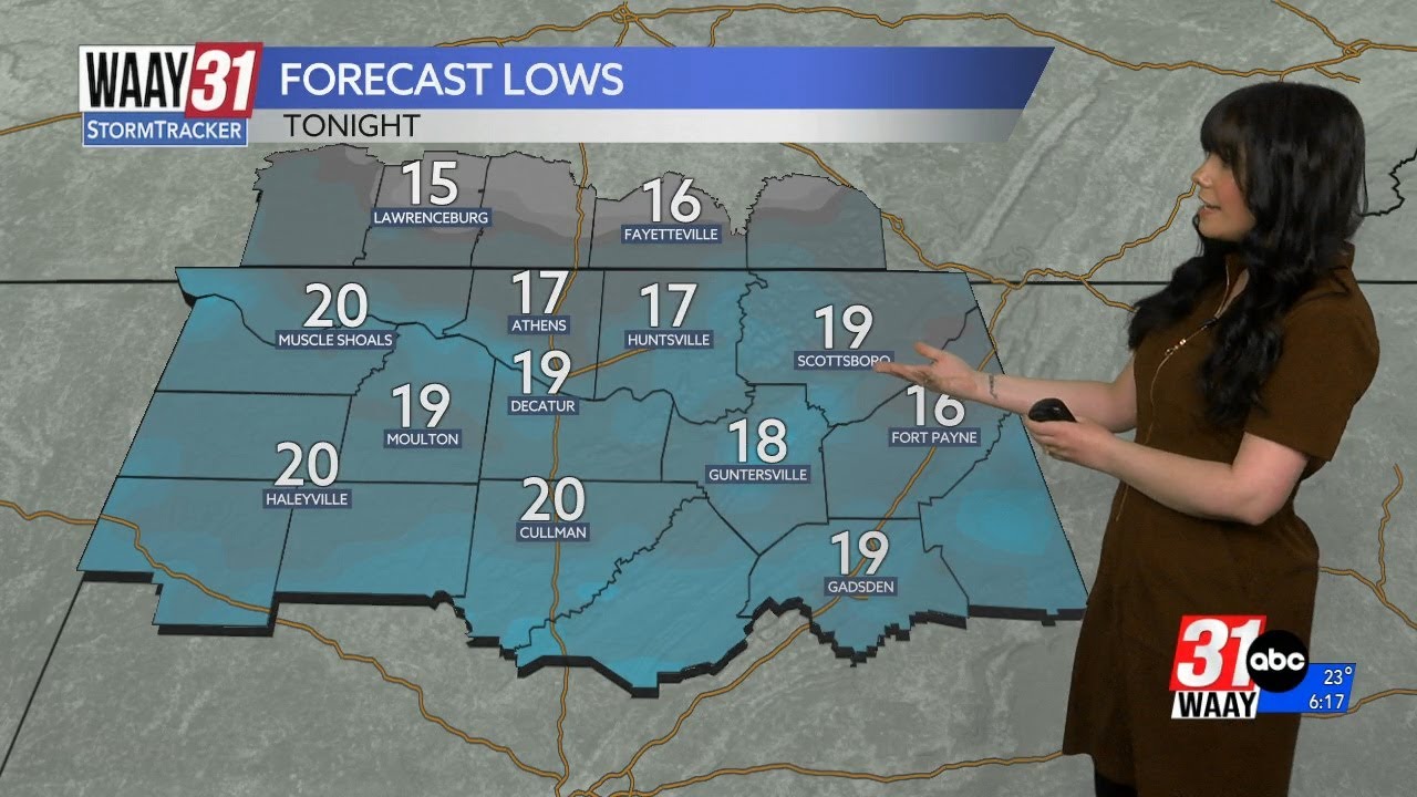 Colder temperatures coming our way tonight - YouTube