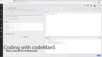 (Archived) Codewars 8 kyu Pick a Set of First Elements JavaScript