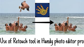 Use of Retouch tool in handy photo editor | Remove any unwanted object from photo screenshot 5