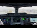 Airbus A350 900 Landing In Tokyo Haneda In Heavy Rain