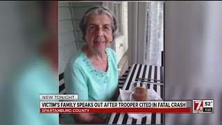 Victim's family talks fatal crash involving trooper in Spartanburg Co.