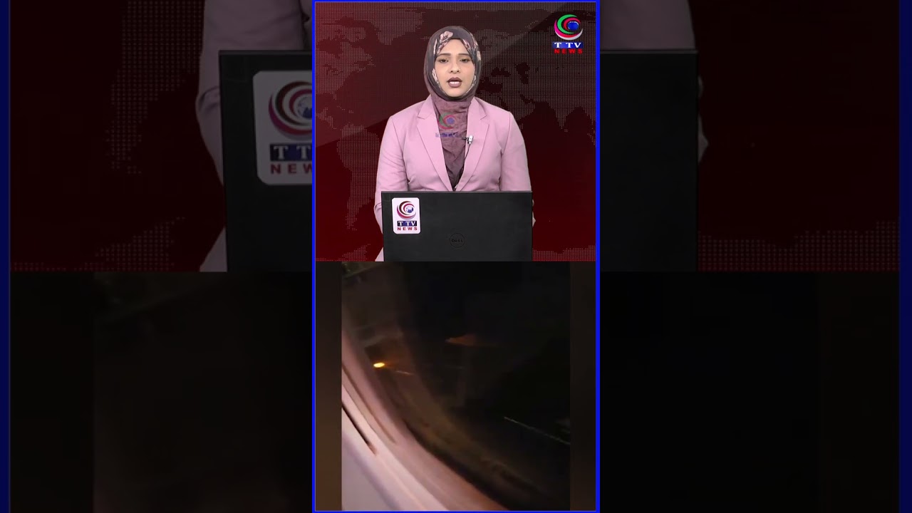 A fire broke out in the engine of a flight from Hyderabad to Kuala Lumpur