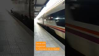 Serie 599 con destino Talavera de La Reina en La Serna