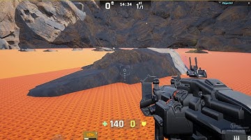 UT4 DM_VolcanoLake Level Prototype 2