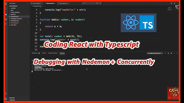 React with Typescript (Debugging with Nodemon + Concurrently) | Software Coding Tutorials Channel