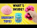 What's Inside Squishy Toys! Splat Ball, Finding Dory Mashem, Squeeze Stress Ball!