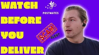 Postmates Call Scam (PLEASE WATCH BEFORE YOU DRIVE)