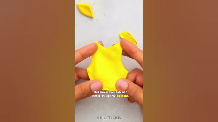 Balloon Couture: Transform Your Dolls with Colorful Balloons! 🎈✨ #Shorts #DIY