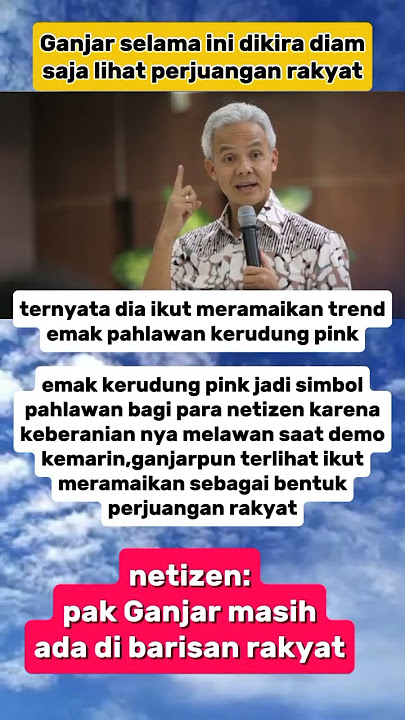 pak Ganjar ikut gerak bersama emak2 pink masih di barisan rakyat #ganjarpranowo #shorts #fyp