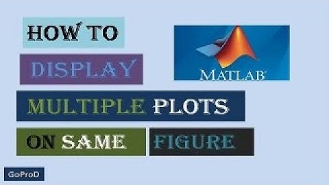 How to Display Multiple Plots  on The Same Figure in MATLAB | Tutorial -3