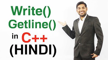 Getline() and Write() in C++ (HINDI)