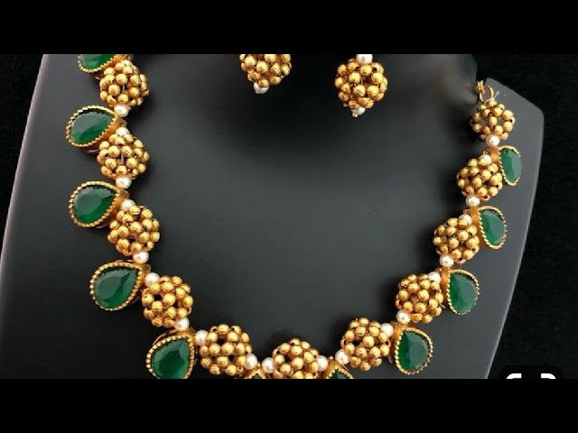 How to make Latest Model Necklace at Home/Trendy Necklace..