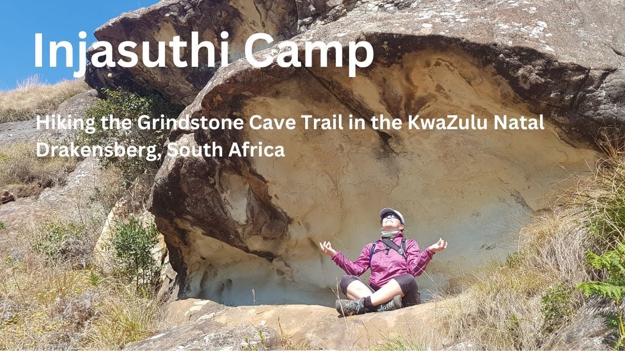 Injasuthi Camp, hiking in the Drakensberg, South Africa. Grindstone caves, day walk, KZN Wildlife.